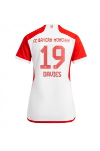 Fotbalové Dres Bayern Munich Alphonso Davies #19 Dámské Domácí Oblečení 2023-24 Krátký Rukáv